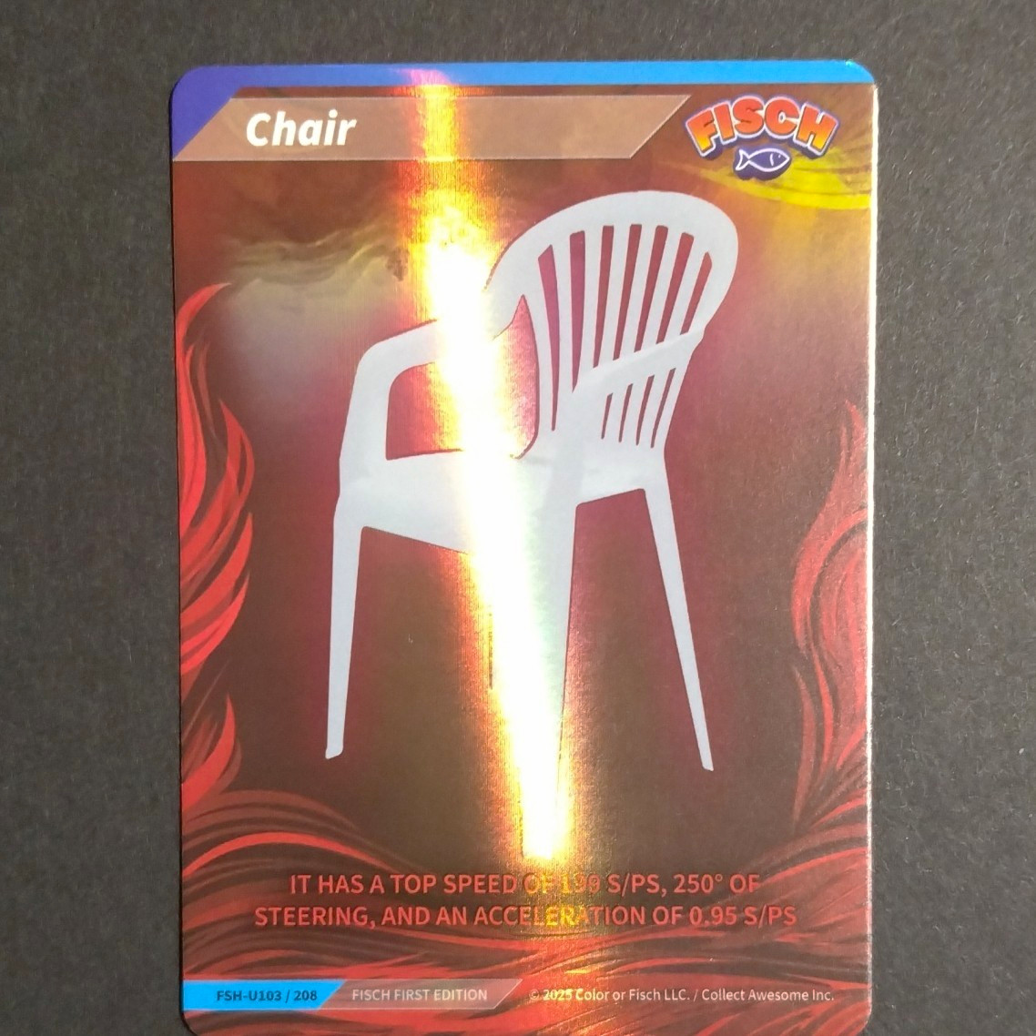 GTR Fisch Series 1 Chair FSH-U103/208 1st Edition Trading Card 2025 208