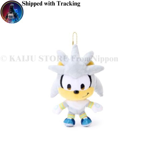 Sonic  Friends Silver Plush Mascot SEGA Fave Collectible Character Toy
