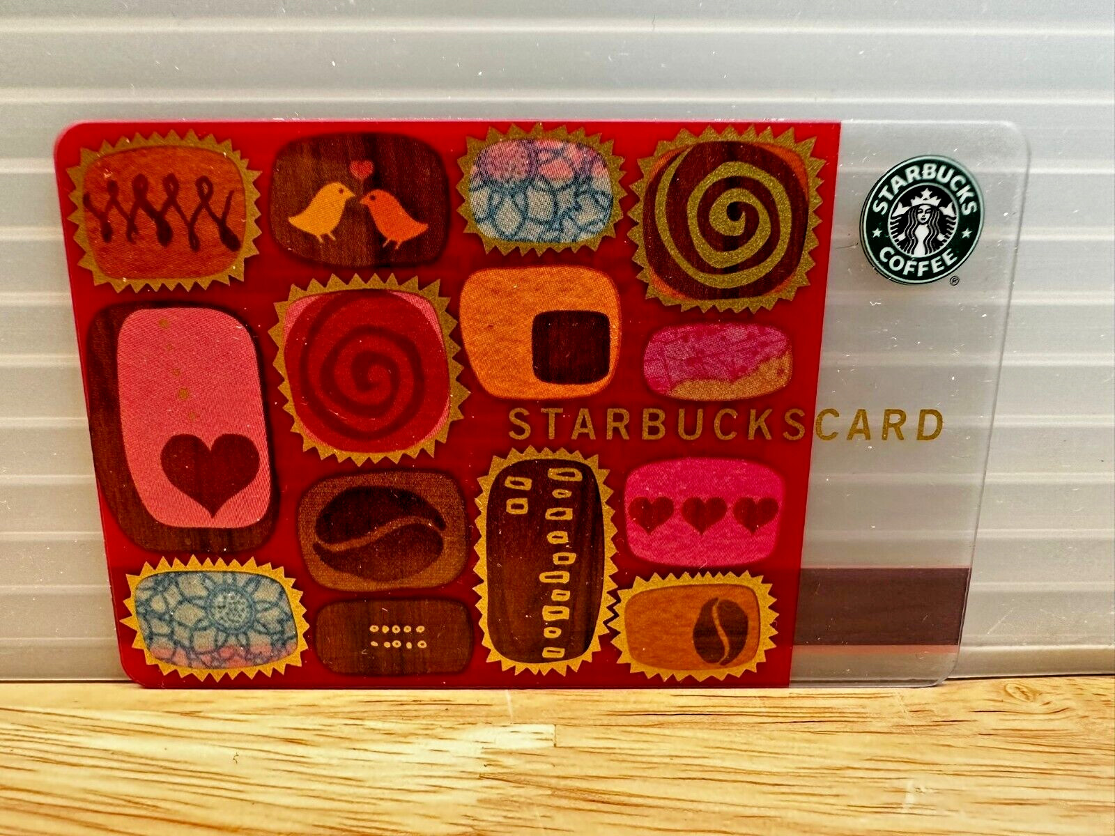 Starbucks Card 2003 EXTREMELY RARE Valentines Box of Chocolates Gift Card HTF