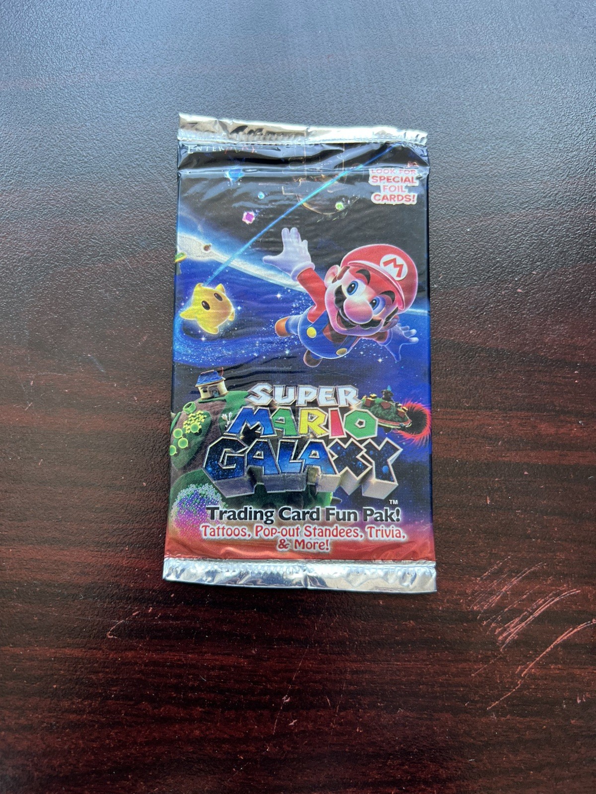 2008 Nintendo *Super Mario Galaxy* Trading Card Pack (English, Sealed)