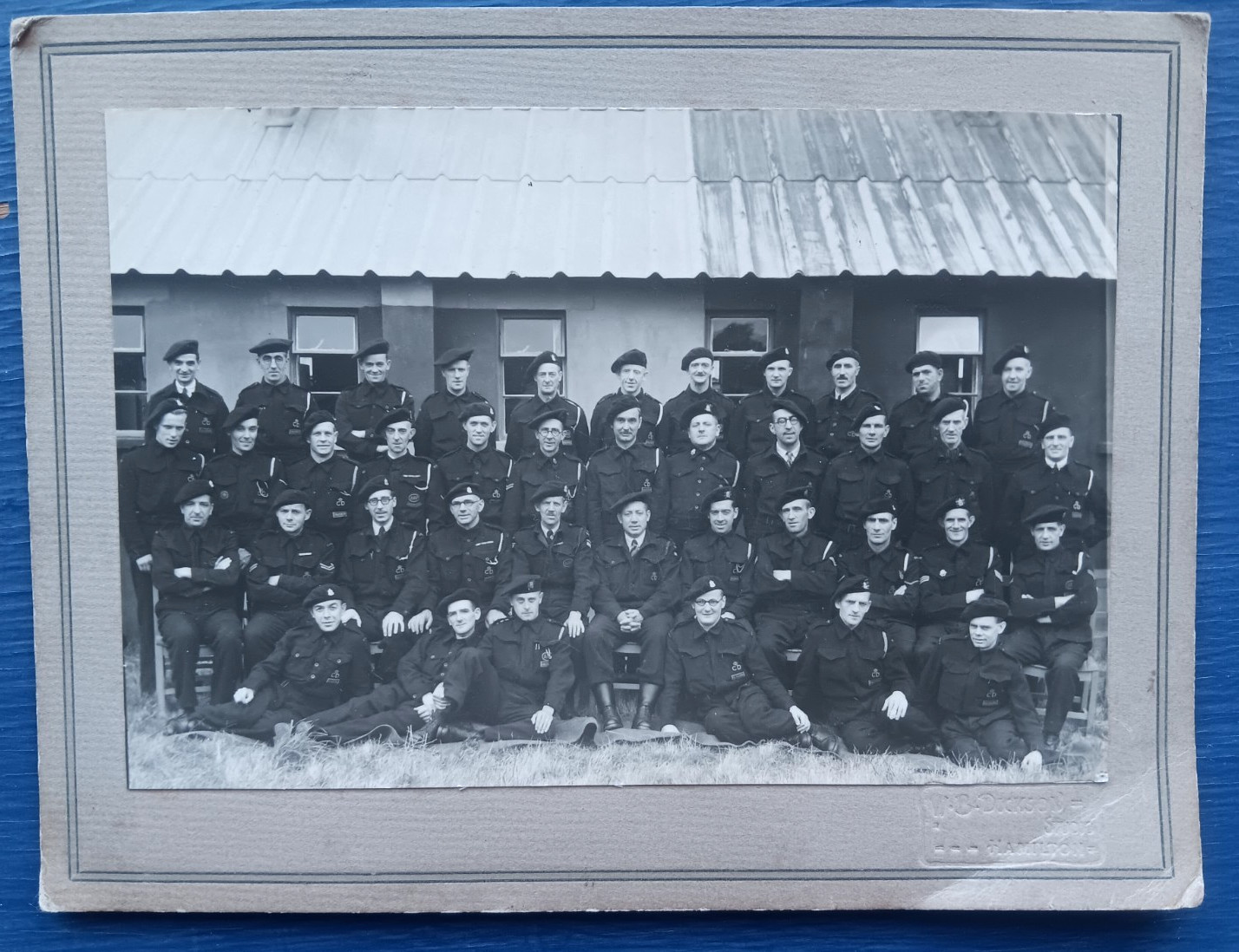 Vintage WWll British Civil Defense Group in Uniform