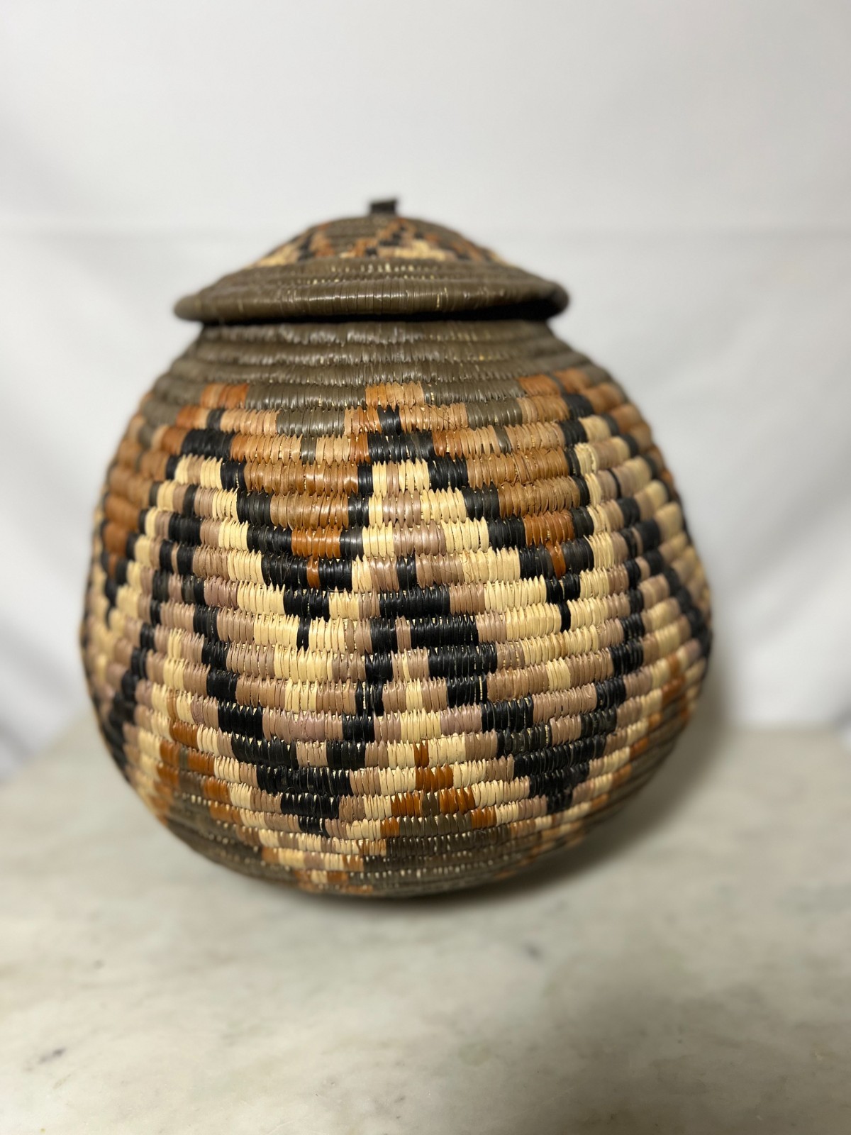 Handmade Zulu Basket | Traditional African Home Decor (13