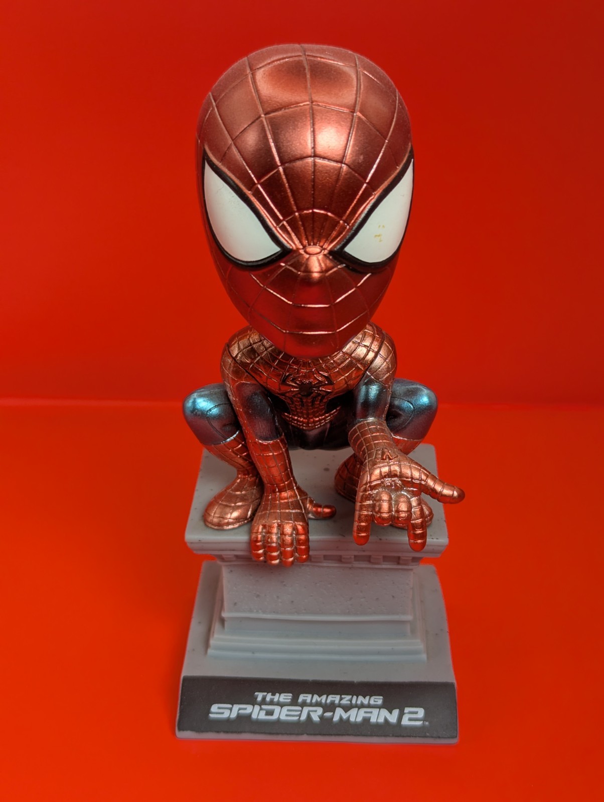 Funko Wacky Wobbler The Amazing Spider-Man 2 LOPPI Metallic Spider-Man - No box 