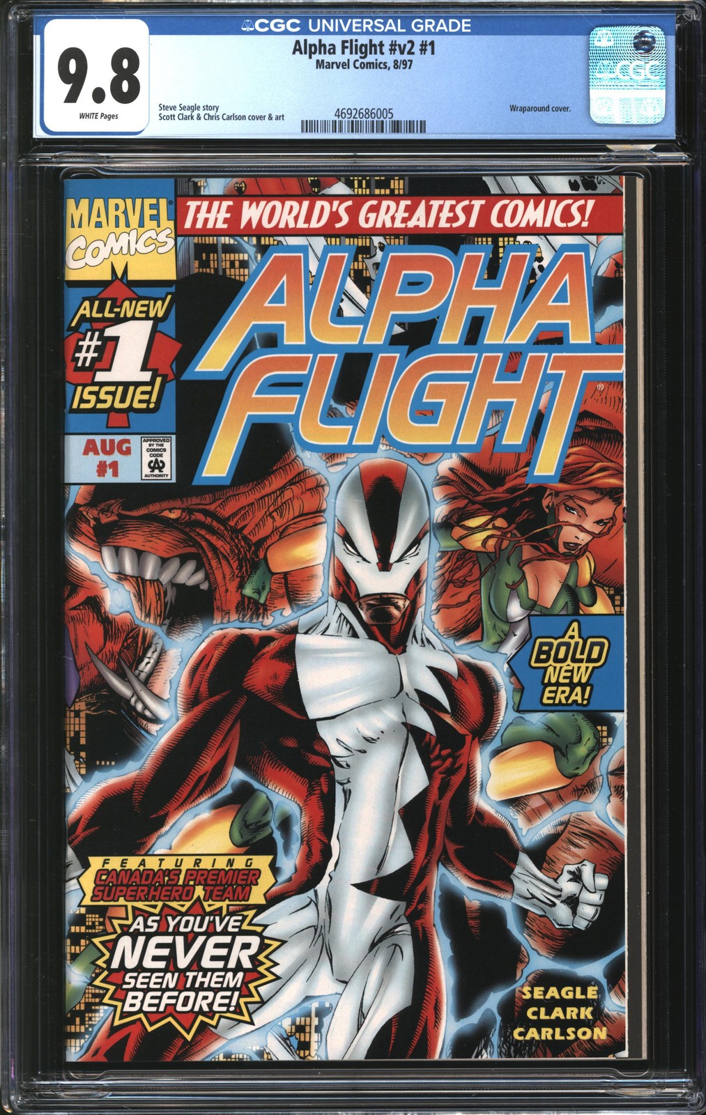 Alpha Flight (1997) #1 CGC 9.8 NM/MT