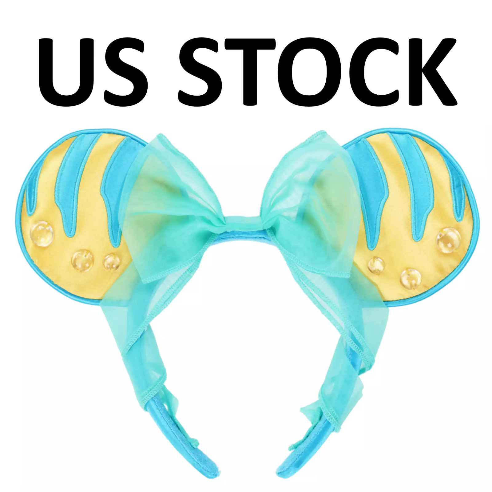Japan Tokyo Disney Ariel Flounder Ears Headband Little Mermaid【US STOCK】