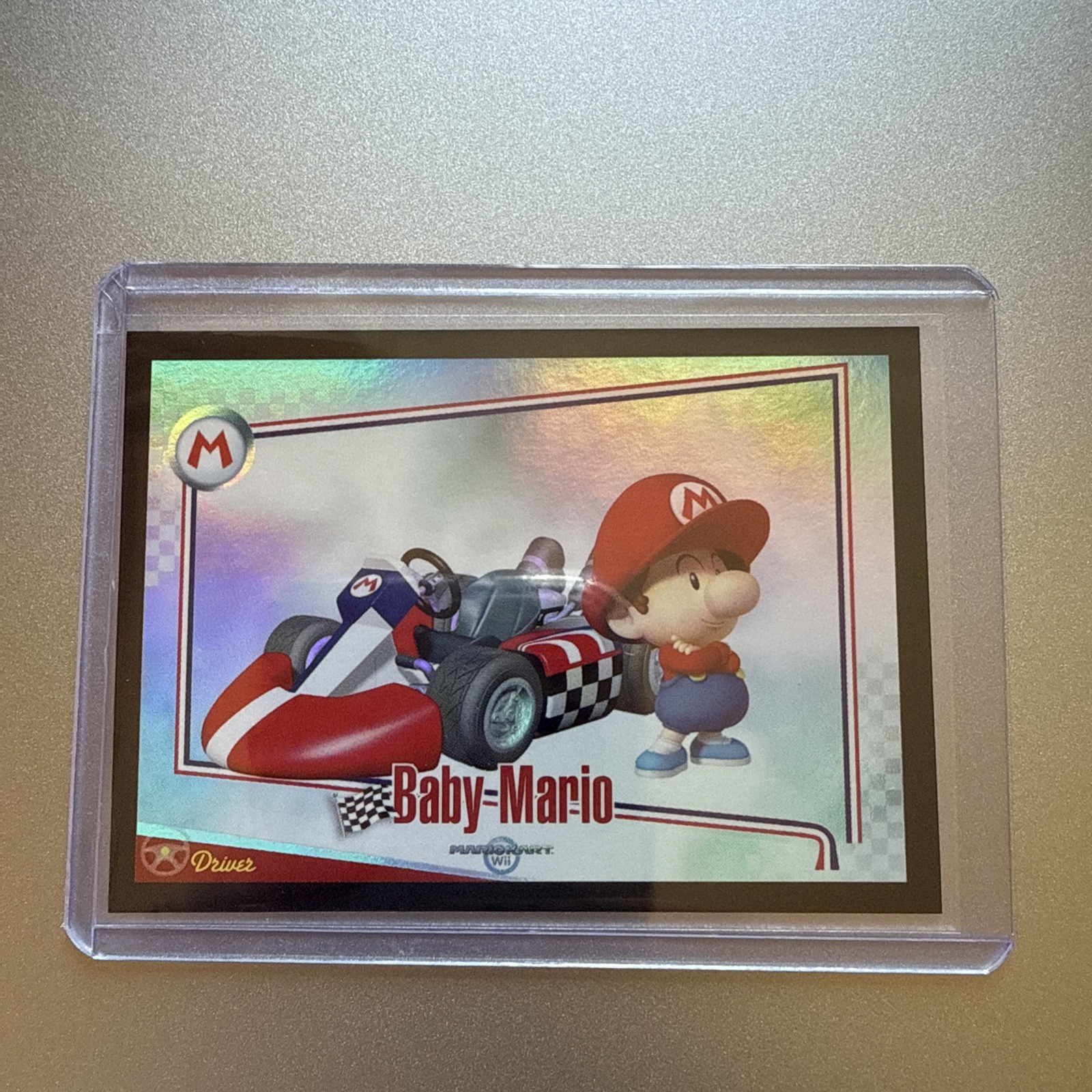2009 Enterplay Mario Kart Wii Trading Card Baby Mario FOIL #F1