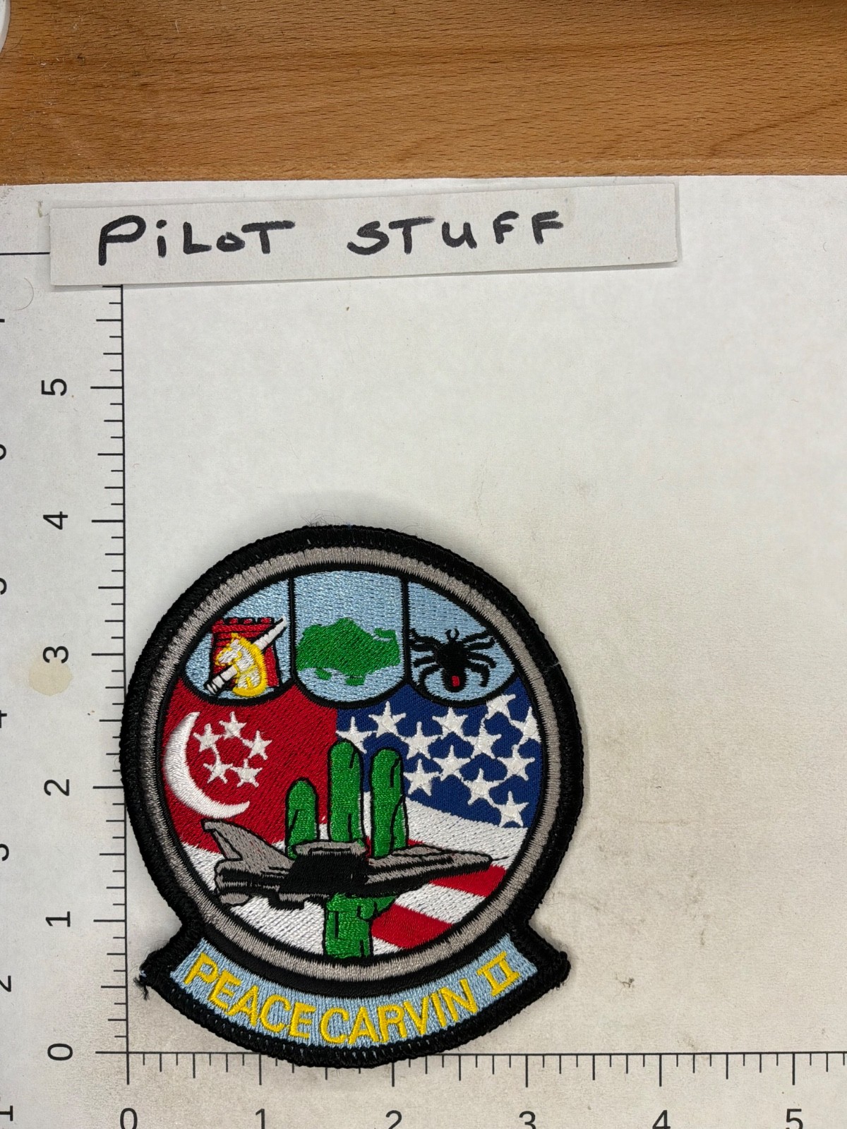 USAF PEACE CARVIN II SQUADRON PATCH