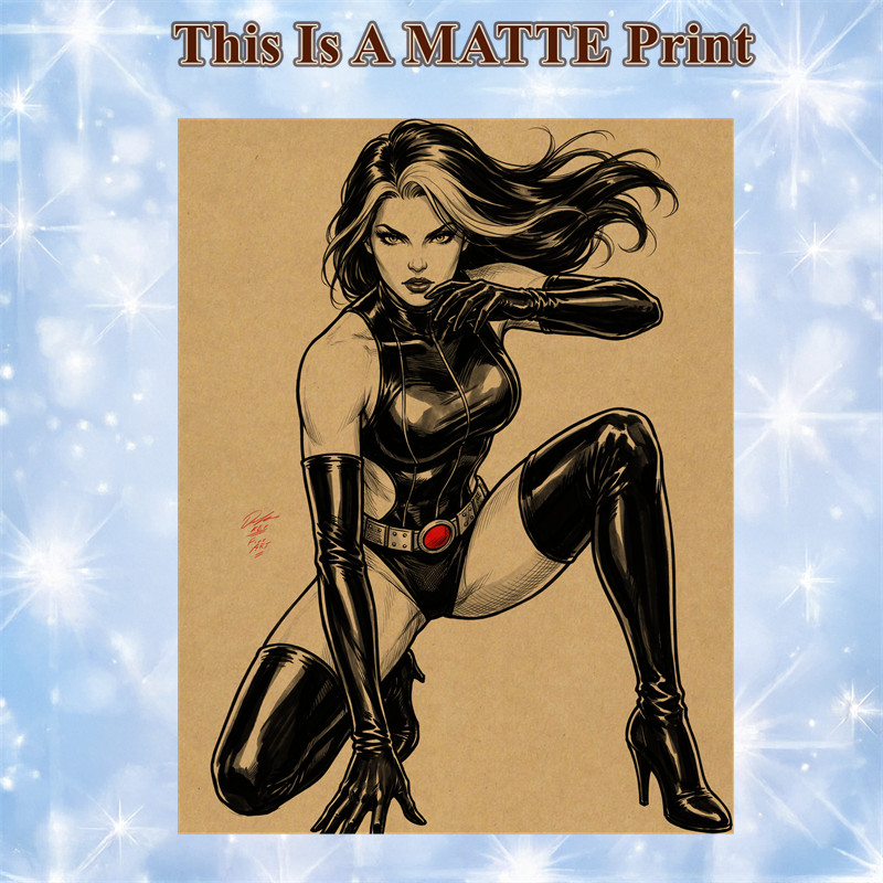 Original Color Illustration Mixed Media Fine Art Print 8.5x11 - Keyeske