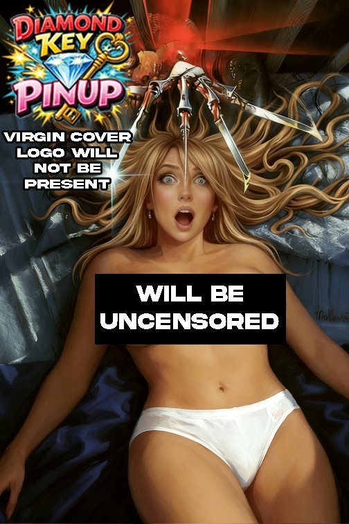 DIAMOND KEY PINUP #5 - NIGHTMARE ON ELM STREET HOMAGE HORROR - TITANMAX COMICS