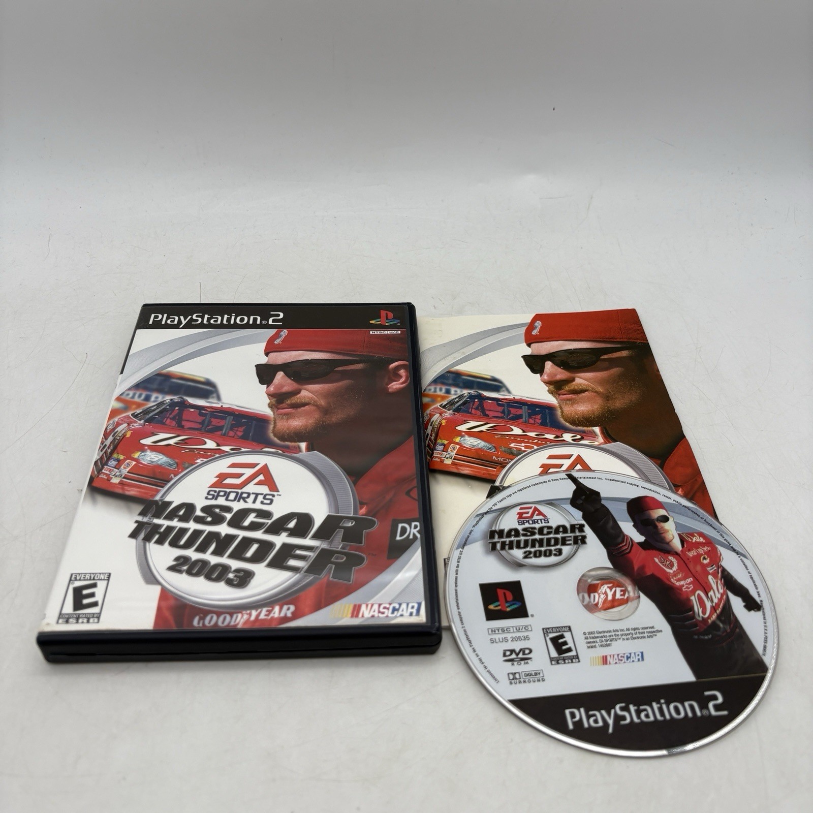 NASCAR Thunder 2003 PlayStation 2 PS2 Complete w/ Manual CIB Tested