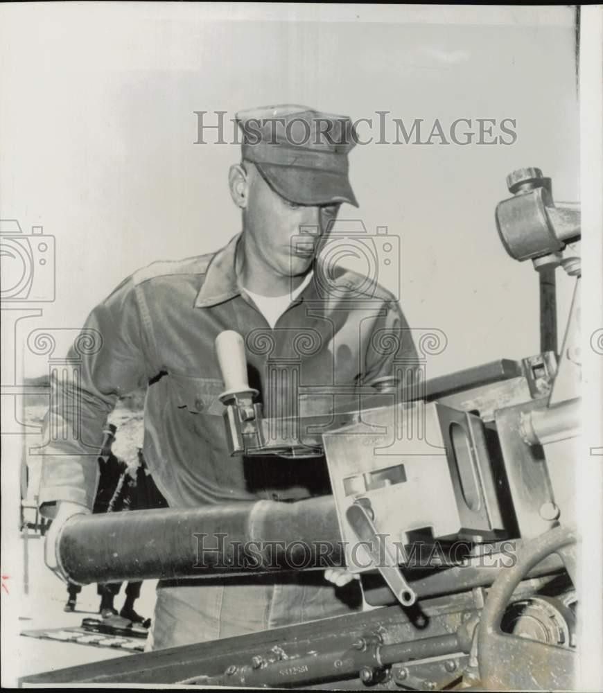 1966 Press Photo Private William H. York, Grandson of Sergeant Alvin York