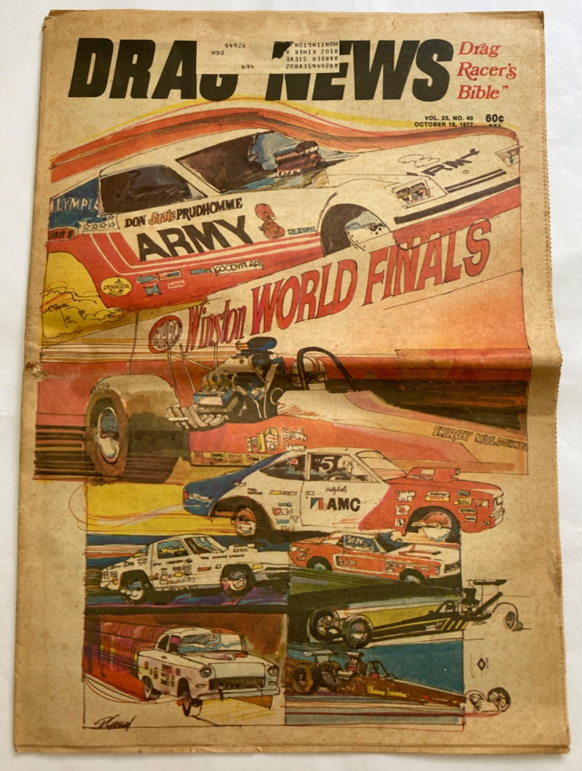 DRAG NEWS Drag Racer’s Bible October 15, 1977 Magazine/ Newspaper