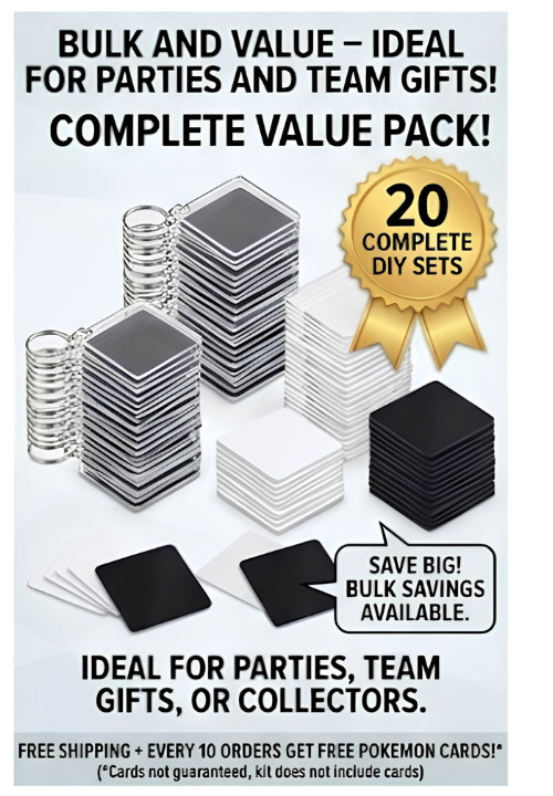 ⚡️20 PCS DIY Acrylic Fridge Magnet Kit | Custom Photo/Card Art | ⚡️