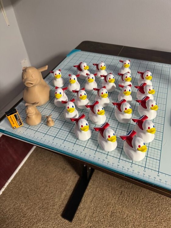 Carnival Cruise Duck -  25 pack of 1.25 inch ducks