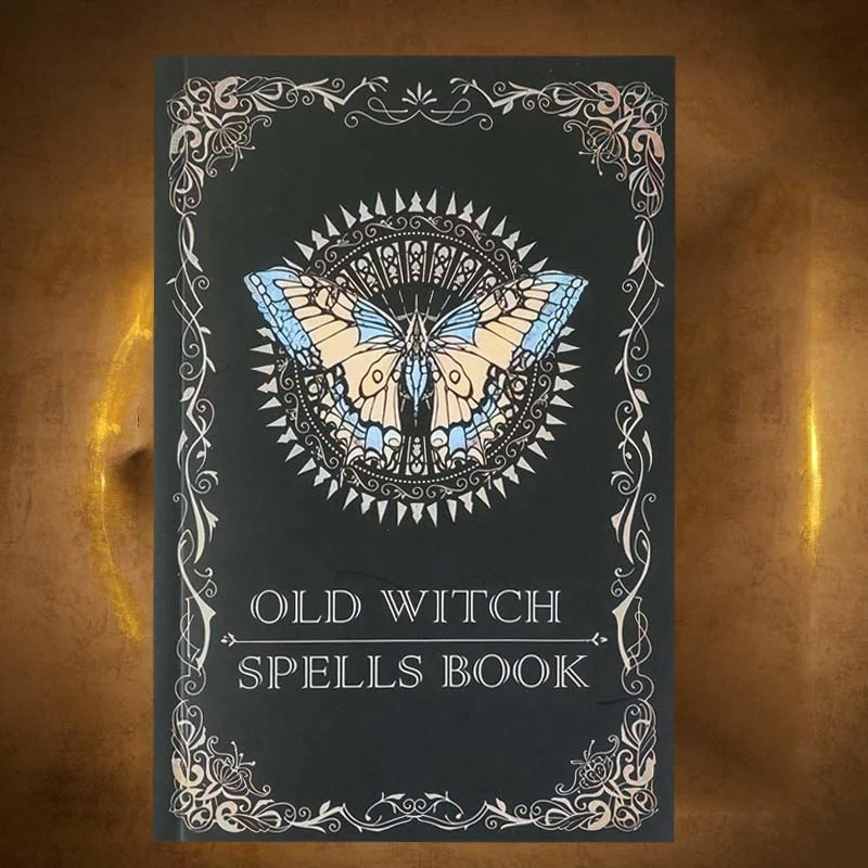Old Witch Spells Book Essential Tool for Beginner Witches and Wizards Holiday