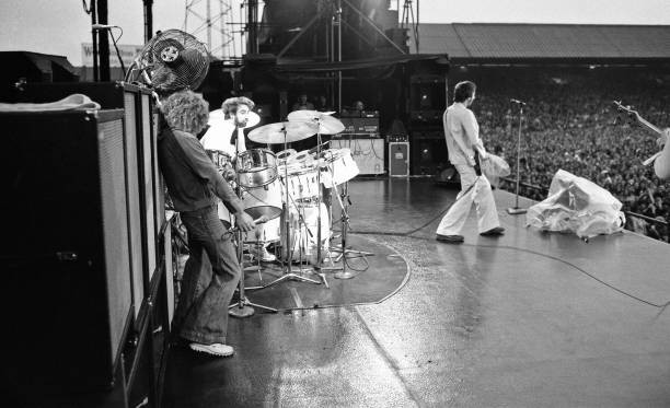 The Who rock group performing The Valley home of Charlton Athletic- Old Photo 11
