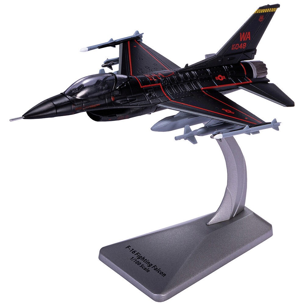 F-16 FIGHTING FALCON 1/100 DIE CAST MODEL - AF1-0142D 64TH AGGRESSOR SQUADRON...