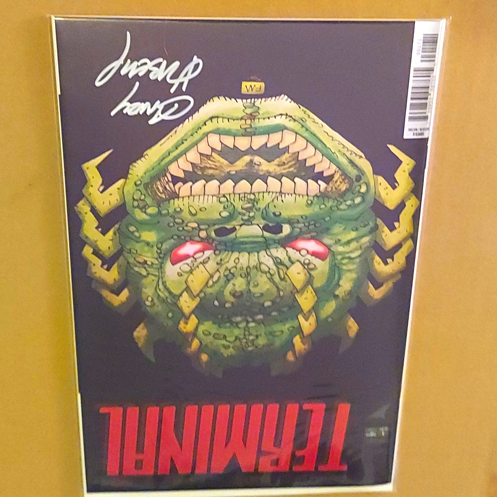 Terminal #1 1:100 Ratio Foil Cover By Frank Miller Signed by Artist Andy Kubert 