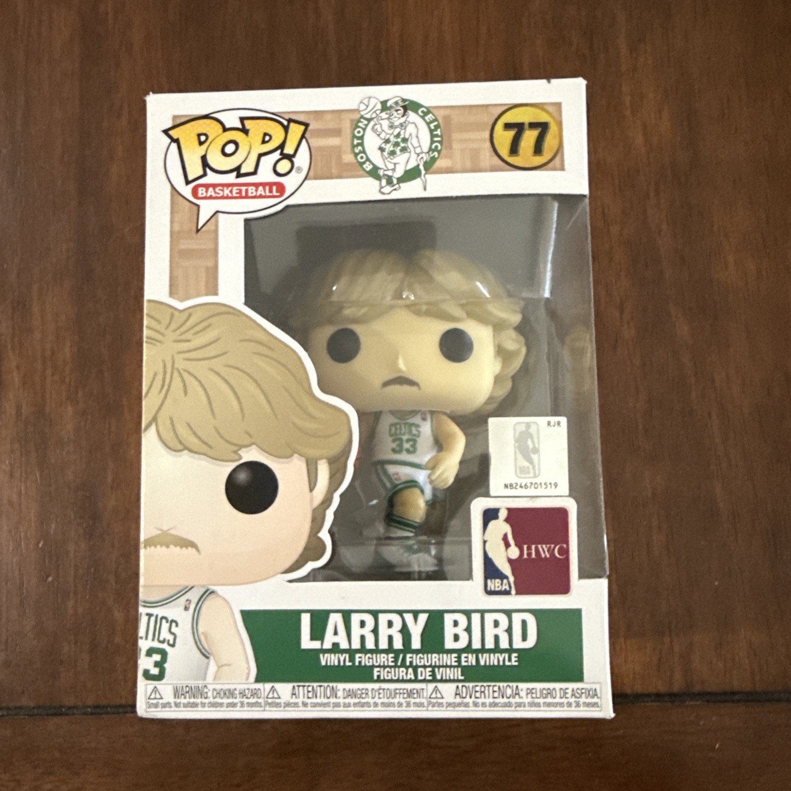Funko POP Basketball NBA Boston Celtics LARRY BIRD #77 