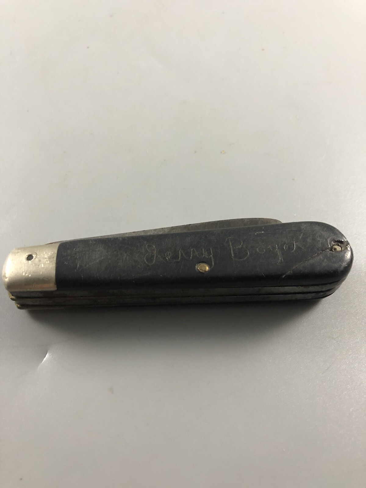 Vintage Camillus Electrician\'s Folding Pocket Knife USA New York Jerry Boyer S63