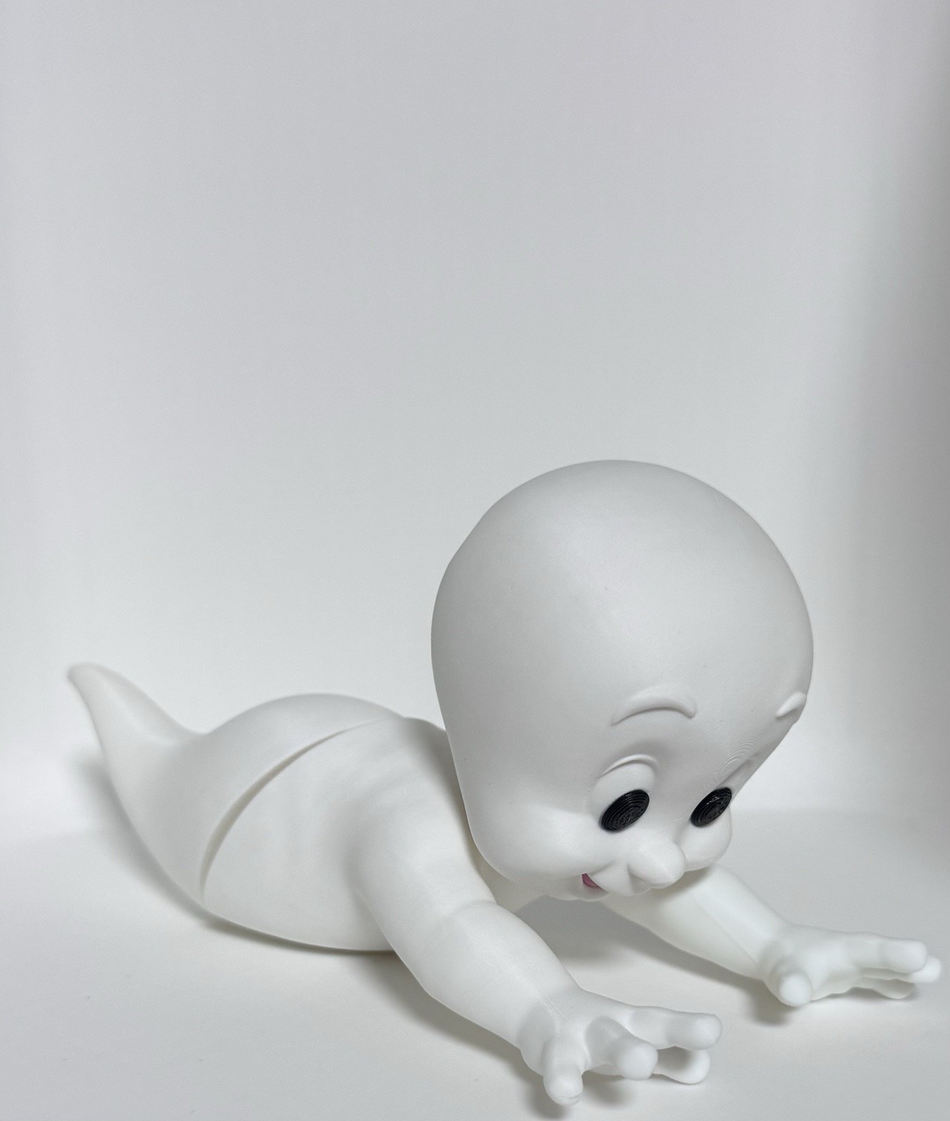 Casper Friendly Ghost White Plastic Halloween Yard Decoration magnetic