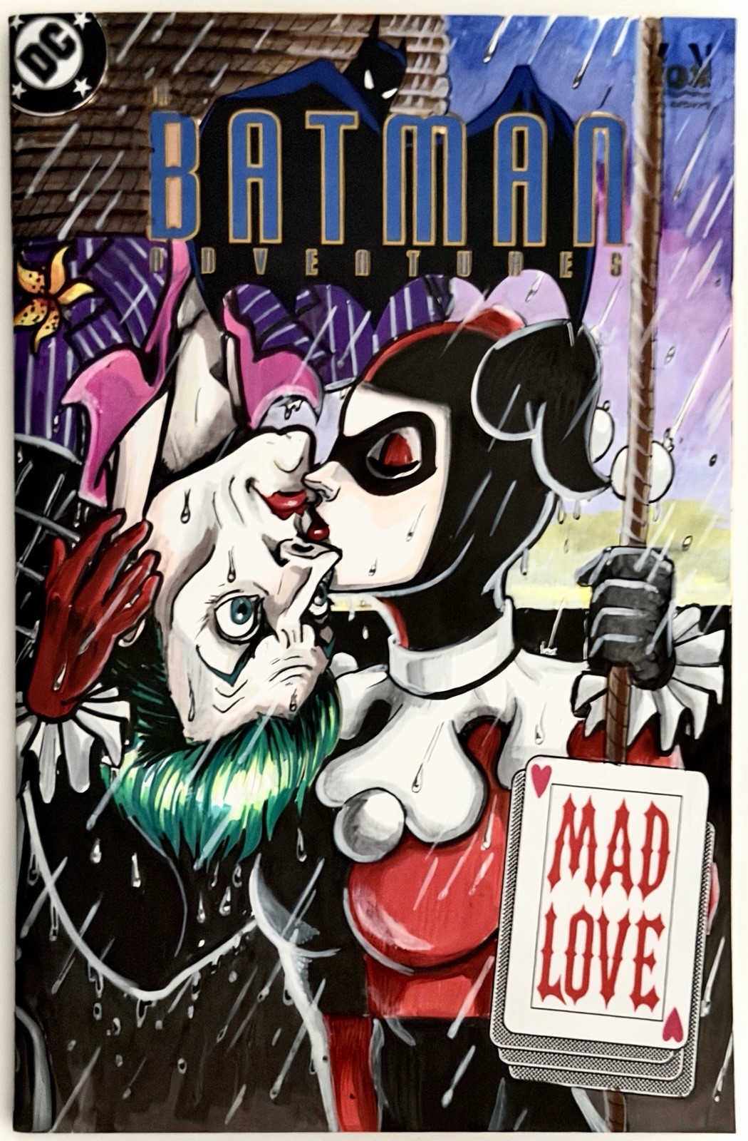Batman Mad Love - Blank Sketch Variant w/2-Cvr Original Art by Jamie Warner