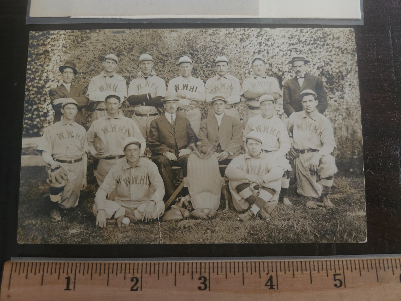 1910 Washington State Insane Asylum Baseball Team Real Photo Postcard