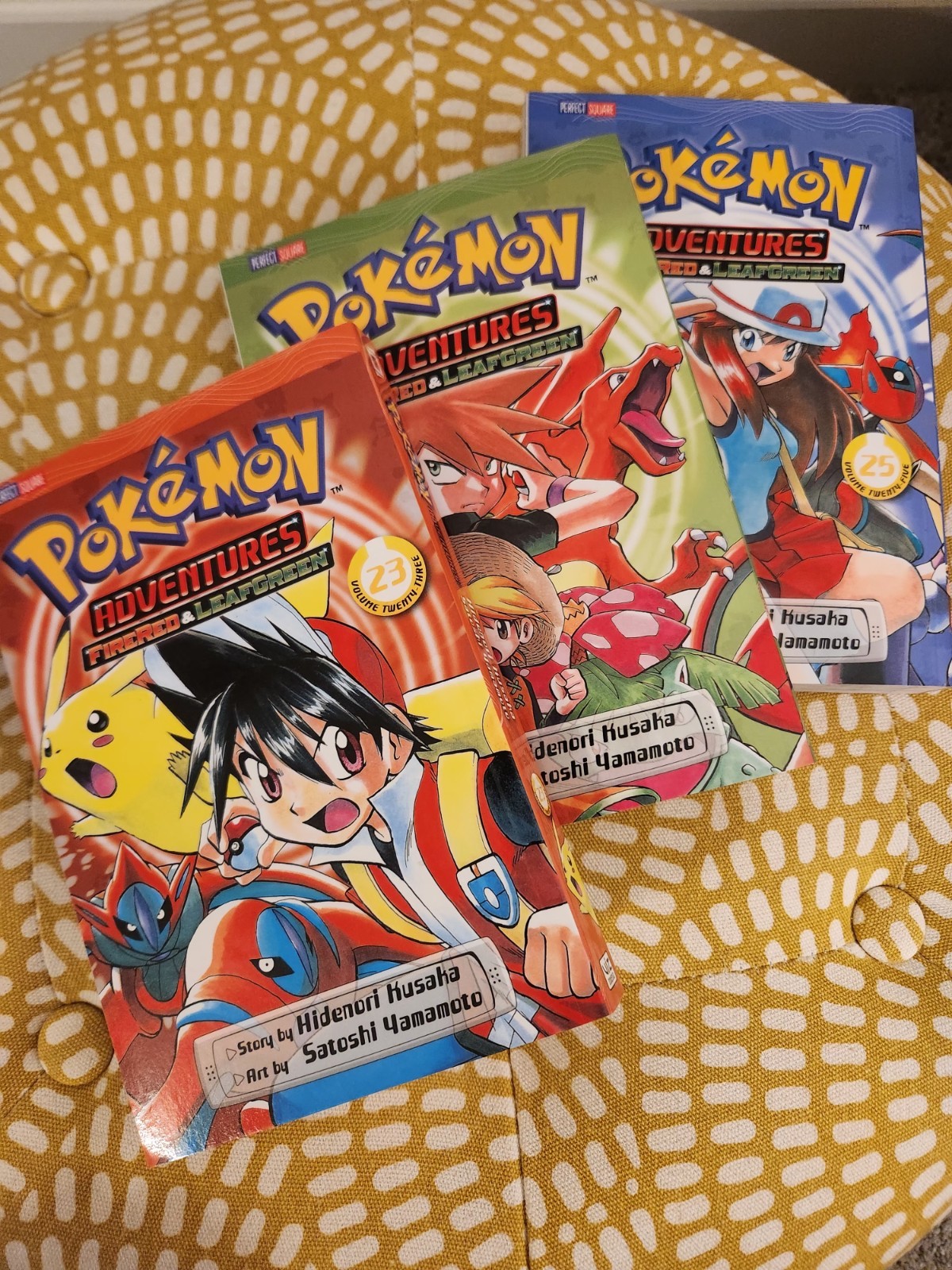 Pokémon Adventures: FireRed & LeafGreen Books.  Volumes 23-25.