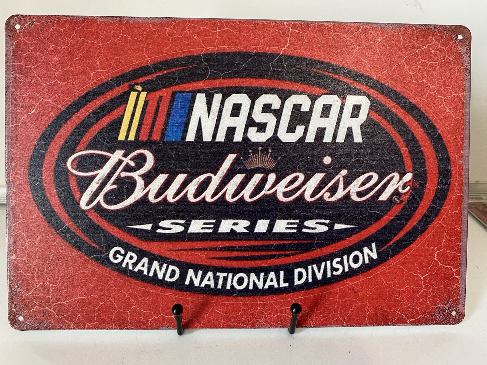 Budweiser Beer Racing Sign - NASCAR Grand National Division - Bud Light Beer