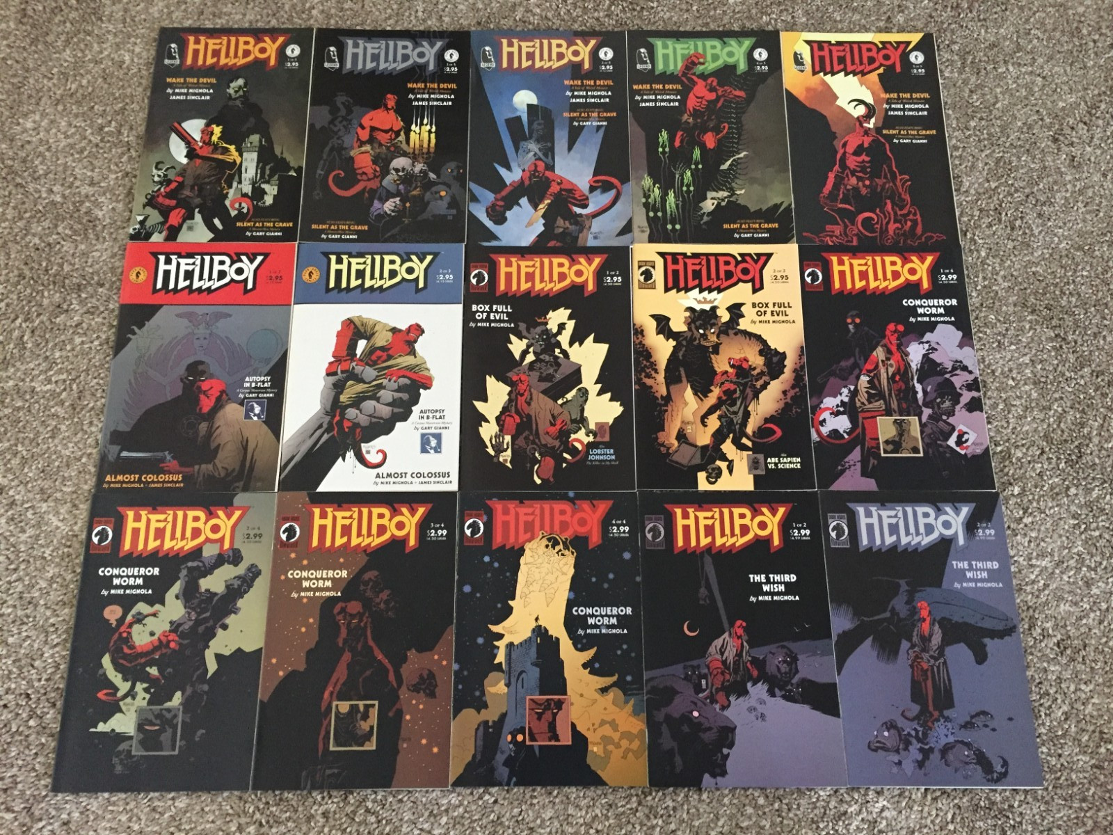 Hellboy Major Story Arc Lot