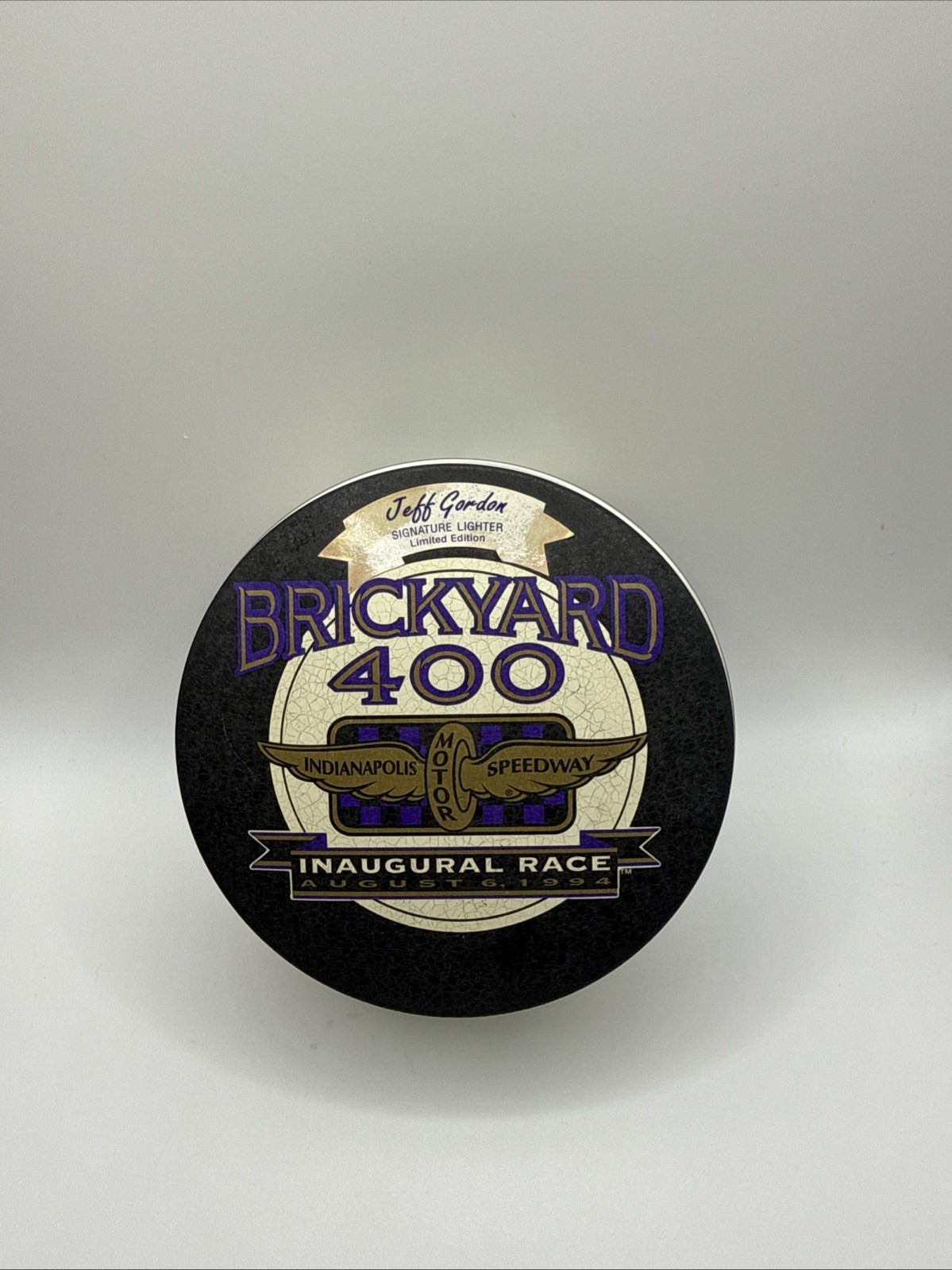 RARE NEW - Jeff Gordon 90s Brickyard 400 Inaugural Race Zippo Lighter NASCAR
