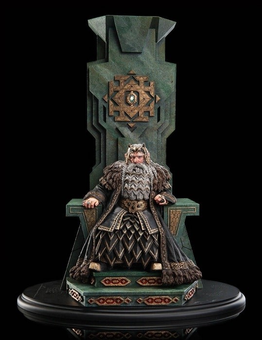 Weta Lord of the Rings Hobbit King Thror on Throne Statue 1/6 scale