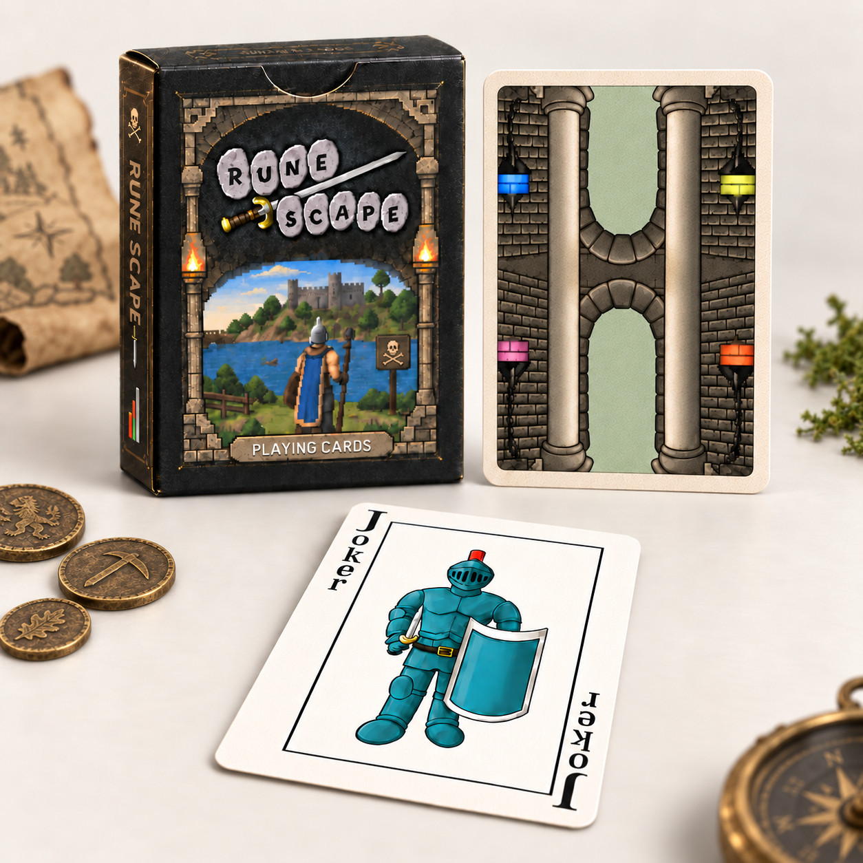 Old School RuneScape Playing Cards, OSRS RPG Poker Deck Gamer Collectible Gift