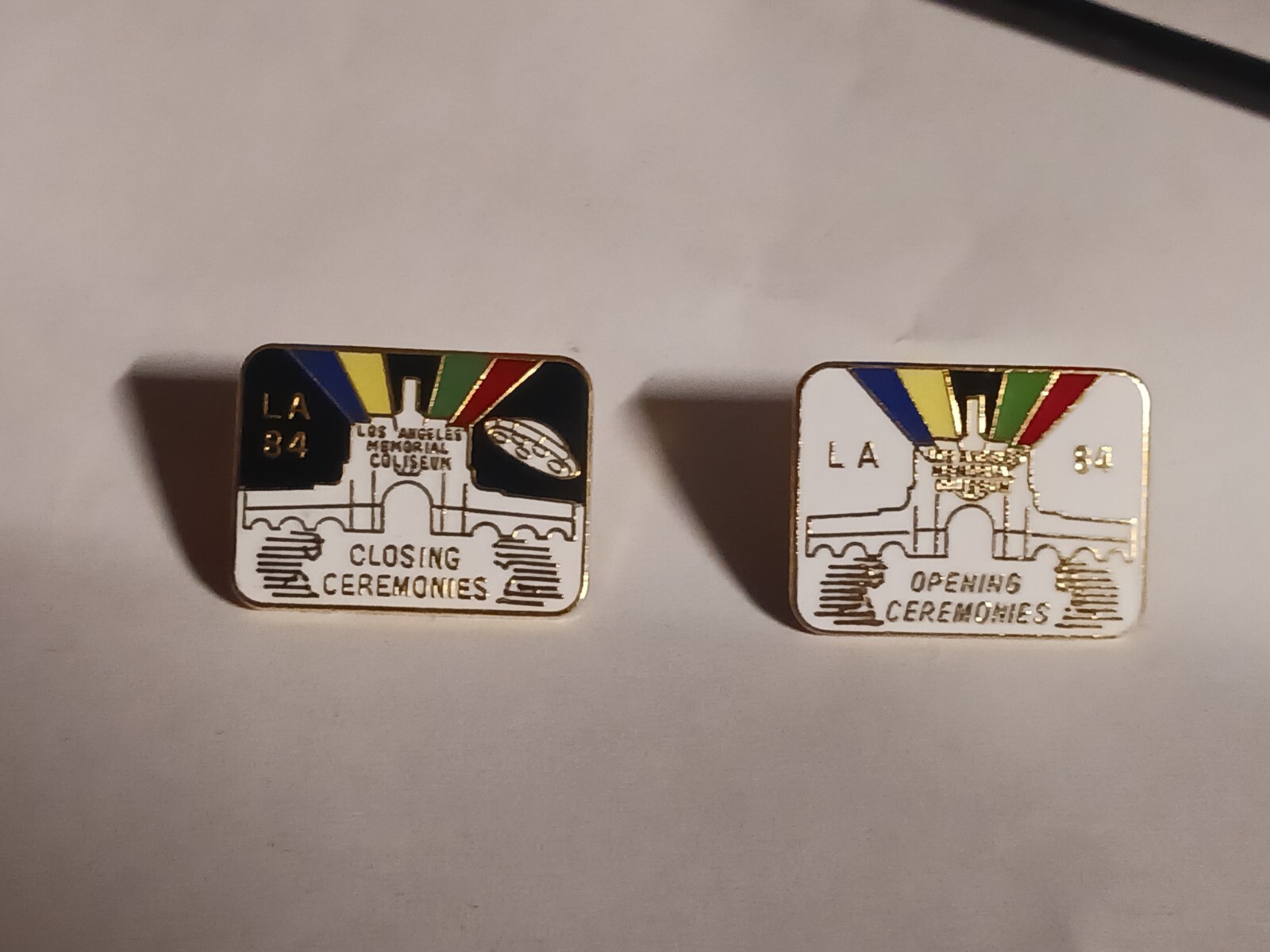 1984 Olympic Games Los Angeles Lapel  Pin Closing/opening Ceremonies  Brand new 