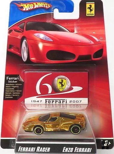 1/64 ENZO FERRARI Gold Hot Wheels FERRARI RACER L9692