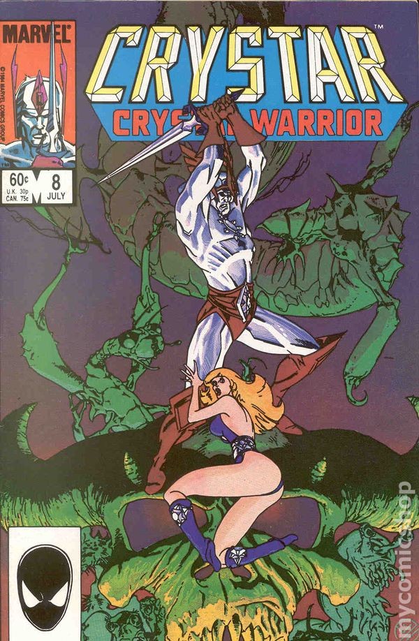 Saga of Crystar #8 FN 6.0 1984 Stock Image