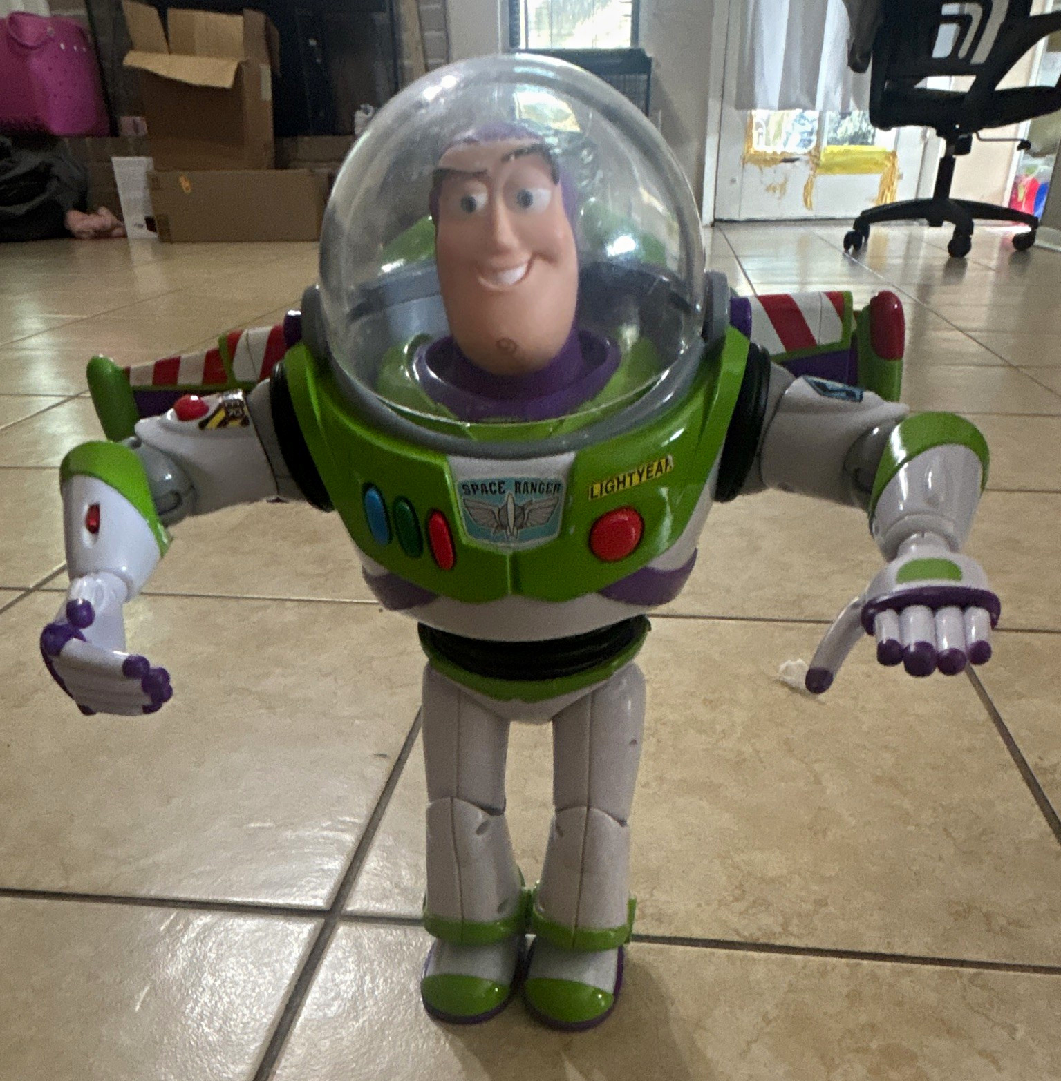 Pixar Toy Story Buzz Lightyear Space Ranger Action Figure with Wings