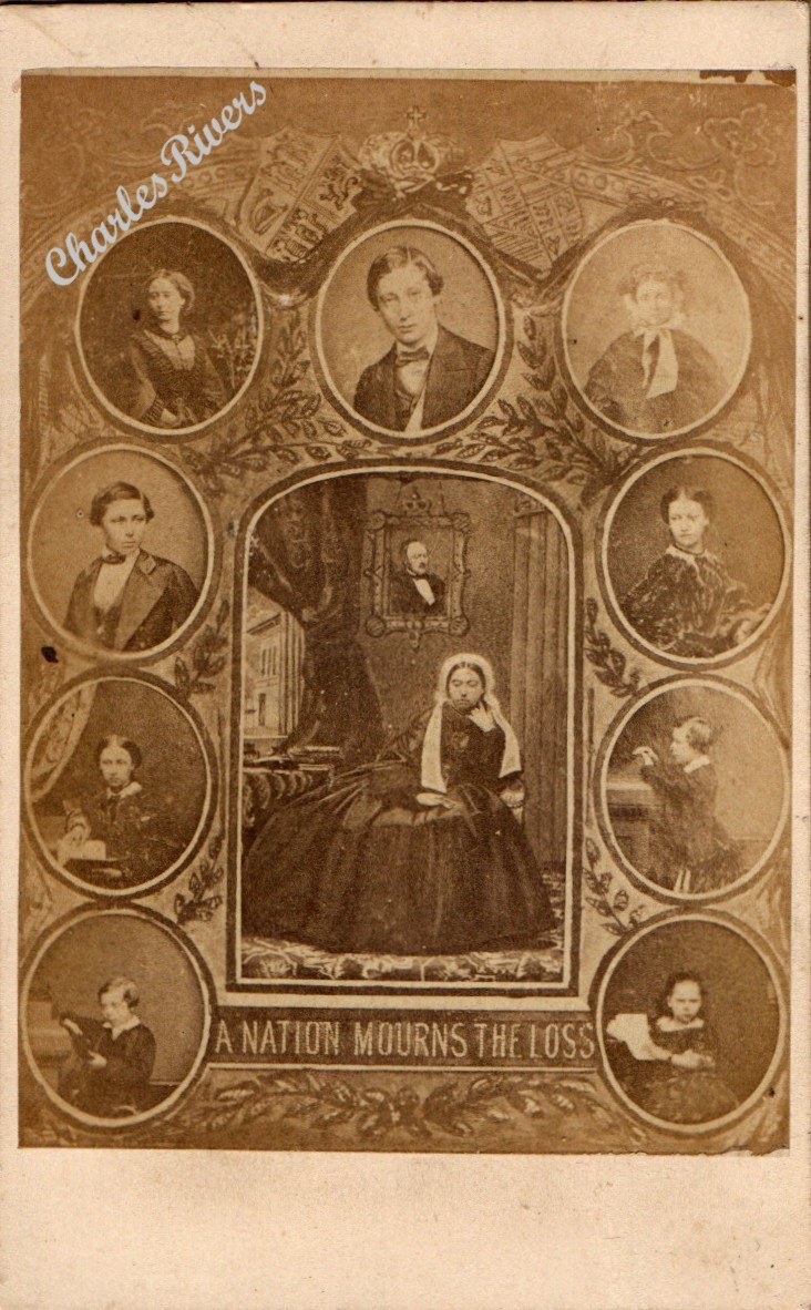 CDV MONTAGE OF ROYALTY. QUEEN VICTORIA. \
