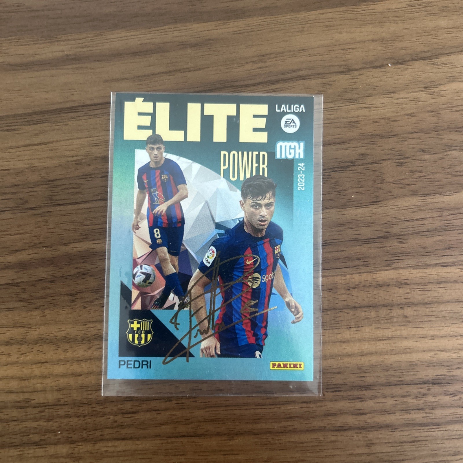 Barcelona Pedri 2023-24 Panini MGK Autograph Card - La Liga Rare