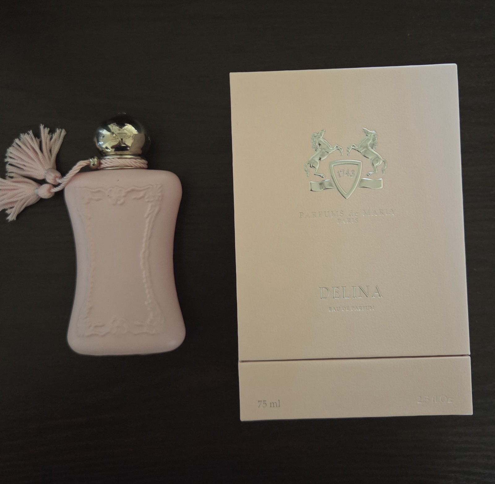 Parfums de Marly DELINA by PDM Size 75ml 2.5 oz- Empty Bottle