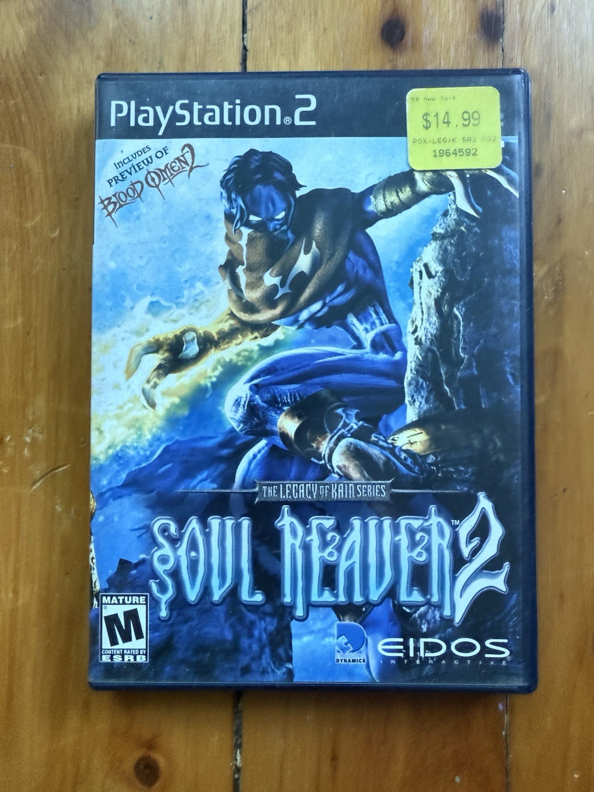 Legacy of Kain Soul Reaver 2 (Sony PlayStation 2, 2001) PS2 Complete CIB Tested