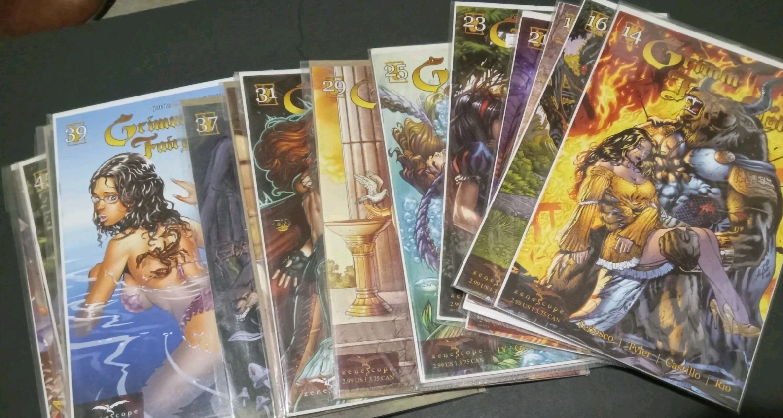 Grimm Fairy Tales lot of 75 Near Complete Series (Vol 1 , 1-125, 2005) Zenescope