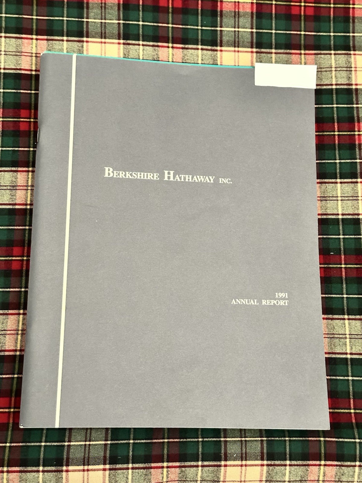 Berkshire Hathaway (1991) Letters To Shareholders~Warren Buffett &Charlie Munger