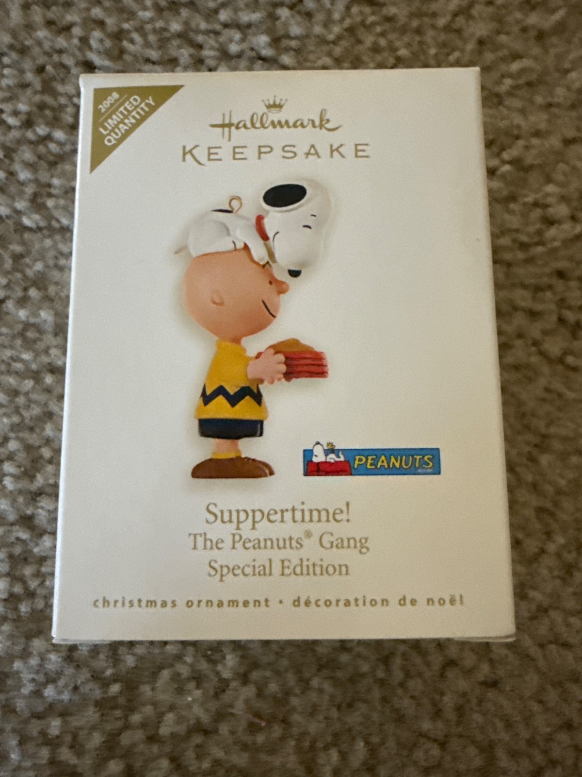 Hallmark 2008 Peanuts Suppertime The Peanuts Gang Special Edition Ornament