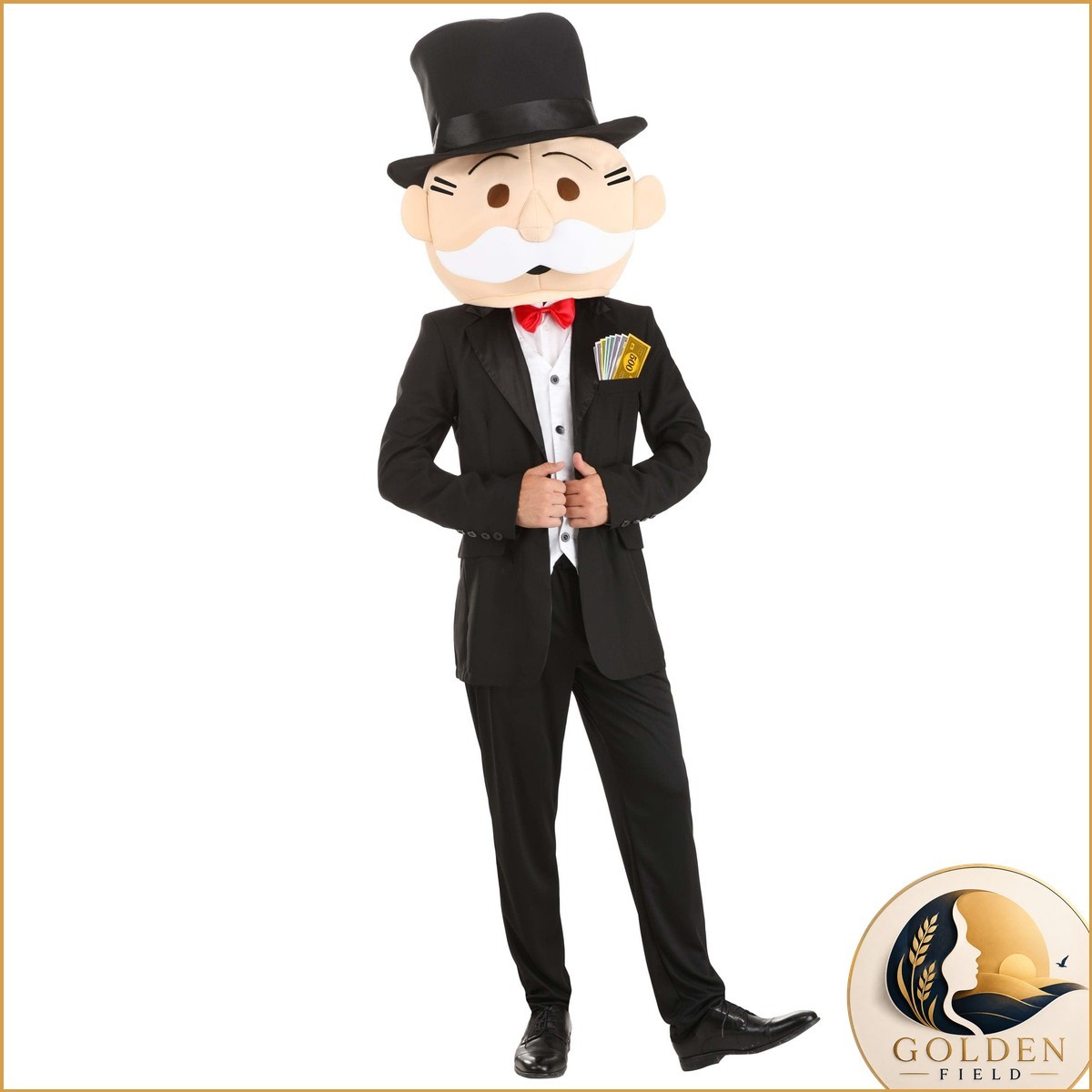 Fun Costumes Mens Mr Monopoly Halloween Costume Adult Rich Man Uncle Character