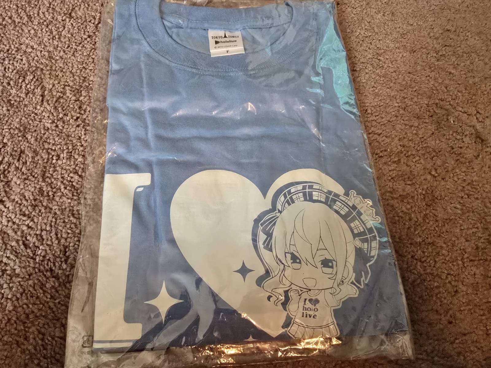 Hololive Suisei Hoshimachi Tokyo Tower T-shirt