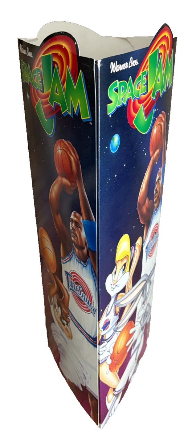 1996 Warner Bros. Space Jam Michael Jordan Standing Movie Display Sign 9x9x24\