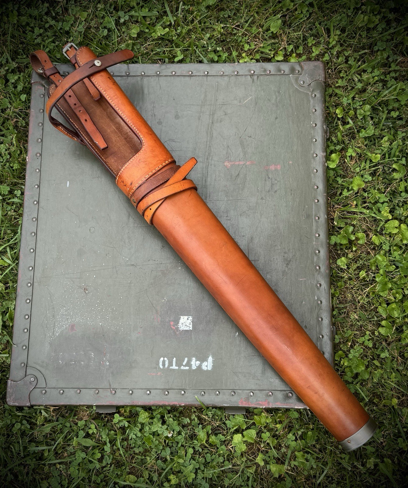 Original Swiss Military K31 / K11 Leather Rifle Scabbard