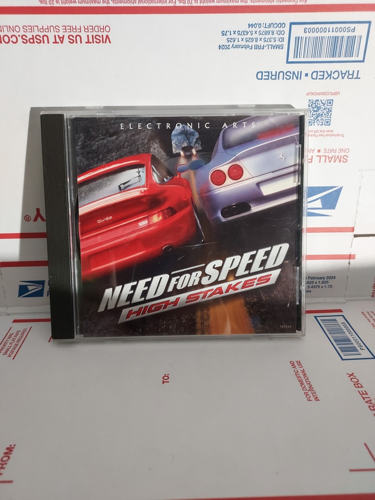 Need for Speed High Stakes PC CD-ROM 1999 EA Racing Game Vintage Good Used #139