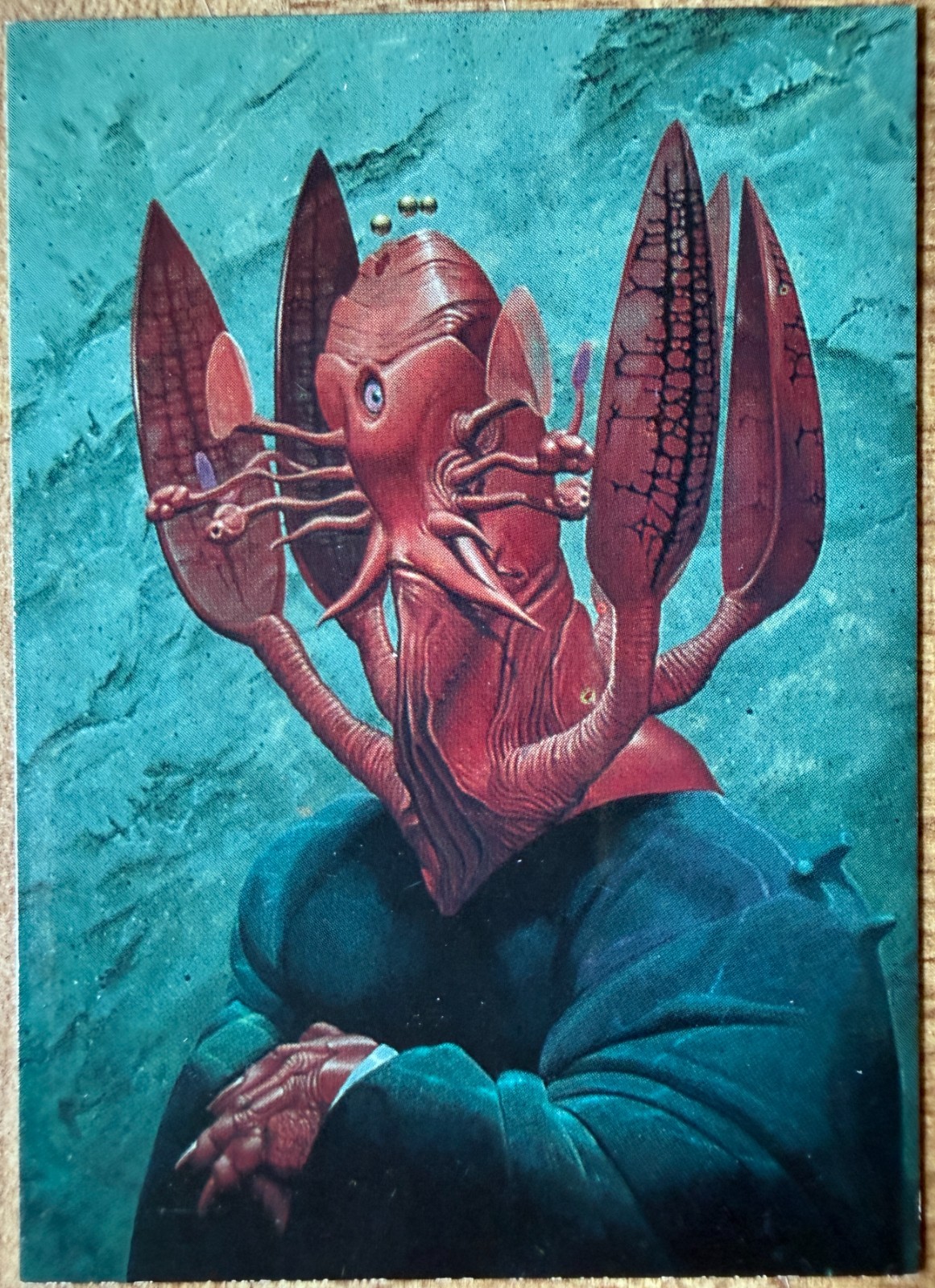 1994 Alien World of Wayne Barlowe Promo Card Comic Images Sci-Fi Fantasy Art